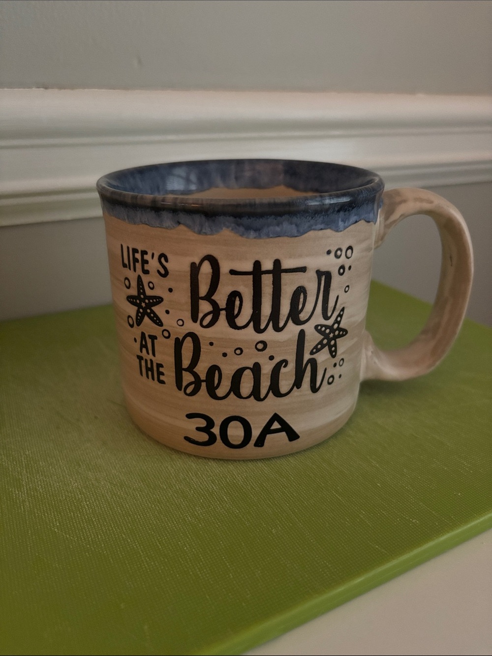 “Life’s Better at the Beach” 30A Coffee Mug 16oz